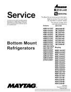 Amana ABB2524DE Bottom Mount Refrigerator Service Manual