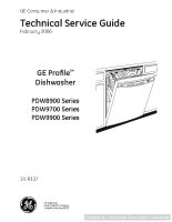 GE PDW8900 Series Profile Dishwasher Manual
