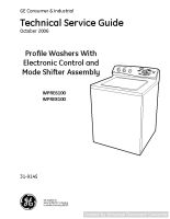 Ge WPRE6100 Profile Washer Technical Service Guide