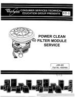 Whirlpool KD-5 PowerClean Filter Module Service Manual