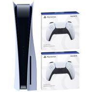 Sony Playstation 5 Disc Version with Extra DualSense Wireless Controller