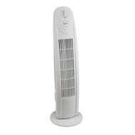 Comfort Zone 29" 3-Speed Oscillating Tower Fan with Sturdy Base, White