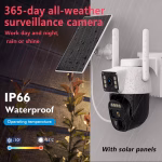 360-degree Low-power CCTV Solar Panel 2K WiFi Camera