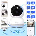 Alaga 2K 4MP 360° Panoramic View 5G/2.4G WiFi Home Security Camera