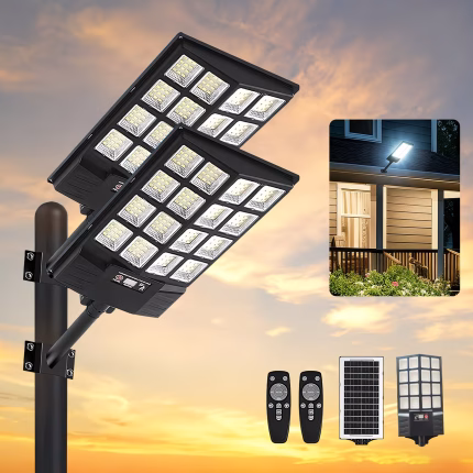 2/4 Pack Solar Lights Outdoor Courtyard Motion Sensor Lighting
