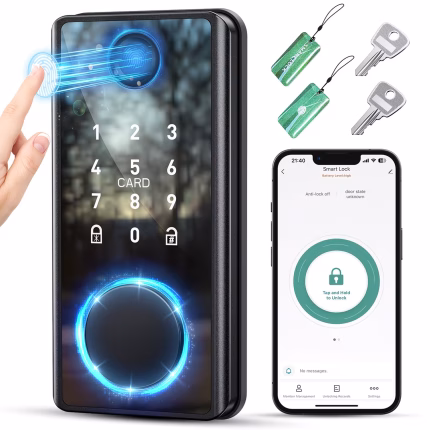 Intelligent Fingerprint Lock with IC Card