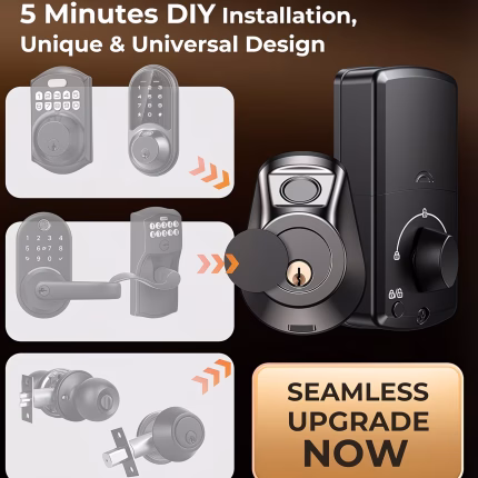 Keyless Entry Door Lock with Fingerprint