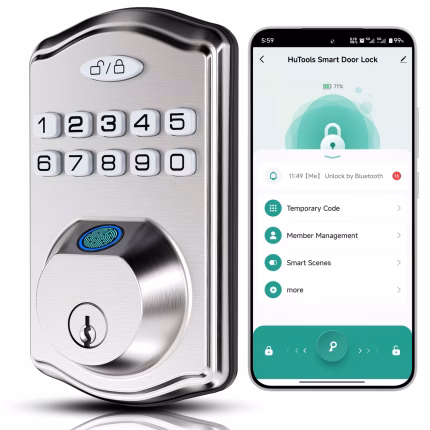 Keypad Unlock, Deadbolt with Optional Handle Set
