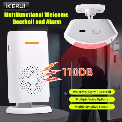 KERUI Portable Infrared Motion Sensor Doorbell
