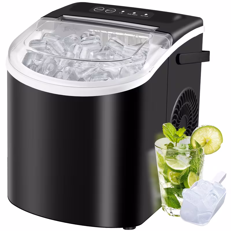 Ice maker 0001 Countertop Ice Maker with Handle - Image 1