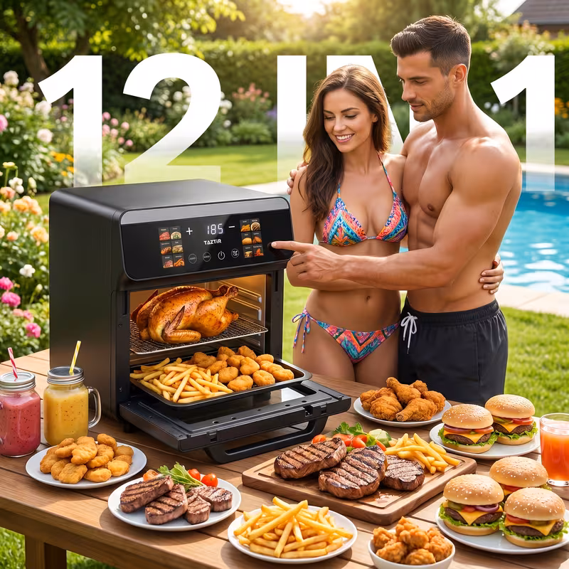 air fryer 0002 Air Fryer Oven for Camping, RV & Backyard Parties - Image 1